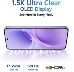 vivo V70 FE (Monsoon Blue, 128 GB) (8 GB RAM) Factory Unlocked Smartphone