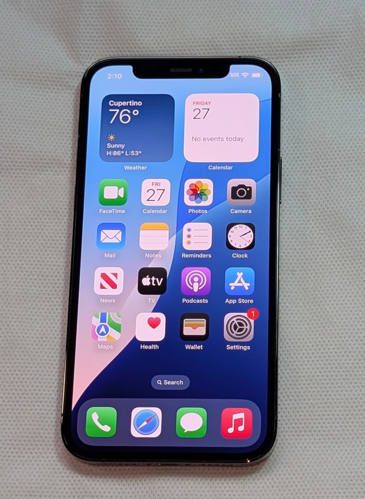 GREAT Condition GRAPHITE Apple iPhone 12 PRO 128GB 5G VERIZON A2341 Cell Phone