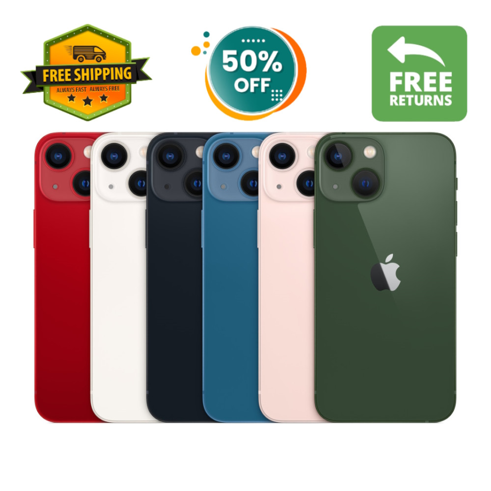 Apple iPhone 13 128GB Fair Condition – Midnight, Starlight, T-Mobile, Free Ship