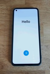 OnePlus 9 Black 128GB Smartphone Used with Damaged Screen