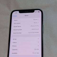 GREAT Condition GRAPHITE Apple iPhone 12 PRO 128GB 5G VERIZON A2341 Cell Phone