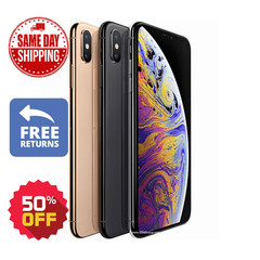 Apple iPhone XS 256GB 64GB LTE Unlocked Verizon At&t T-Mobile A1920/A2097