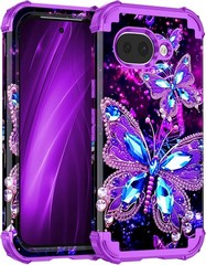 for Google Pixel 10a Case, Glow in The Dark Heavy Duty Shockproof Full Body Prot