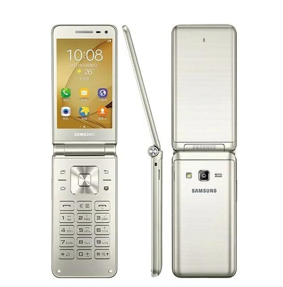 Samsung Galaxy Folder G1600 Dual SIM LTE Flip Unlocked SmartPhone