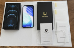 UNLOCKED~IPHONE 12 PRO~256 GB~BLUE~2 SCREEN SAVERS~CAN GET FULL CHARGE~BATT 75%