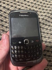 BlackBerry Curve 9300 QWERTY Bar Phone Black 256MB 2MP GSM Wi-Fi 2G