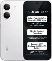POCO X8 Pro 5G (White, 256 GB) (8 GB RAM) Dimensity 8500-Ultra Global version