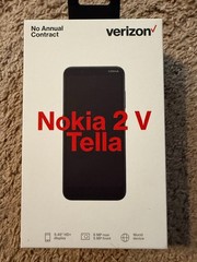 New In Box Verizon Nokia 2 V Tella Prepaid Phone