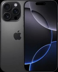 Apple iPhone 16 Pro A3083 Boost Only 128GB Black Titanium Very Good