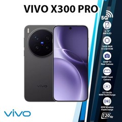 (New) VIVO X300 Pro 5G Android Cell Phone (16GB+512GB/BLACK/Dual SIM/Unlocked)