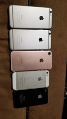 iPhone Lot Of 5 Untested For Parts Or Not Working Unsure If Unlocked