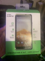 Cricket Wireless Prepaid Smartphone Alcatel Glimpse, 16GB, Black
