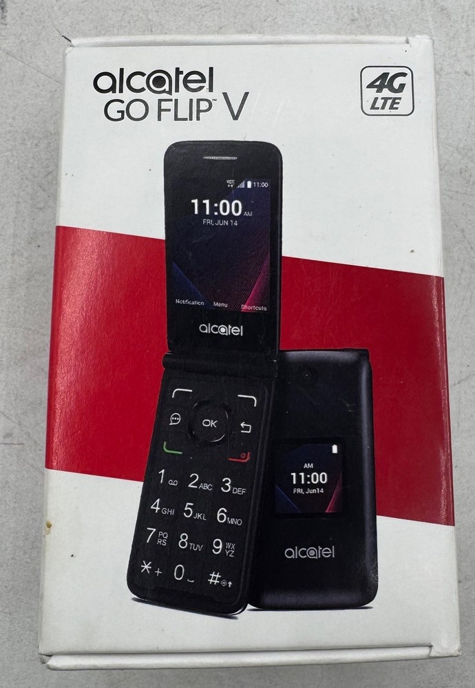 NEW Alcatel GO FLIP V 4G LTE Verizon Flip Phone Factory Sealed Smartphone