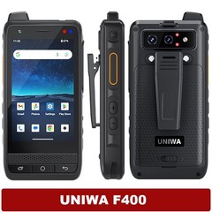 4G LTE Android 15 Rugged Cell Phone Wireless Microphone Waterproof UNIWA F400