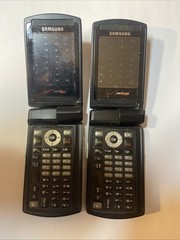 two Samsung Gusto Flip Phone s (Verizon) Black qty=2