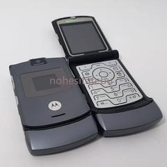 Original Motorola RAZR V3 Flip Mobile Phone Unlocked Cellphone Camera 2G GSM