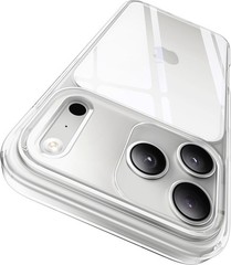 Slim Crystal Clear Case for iPhone 17 Pro Max, Virgin TPU, Anti-Yellow Protectio