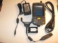 SYMBOL MOTOROLA MC7596-PYCSKQWA9WR 1D BARCODE SCANNER GSM CELLULAR QWERTY CAMERA