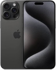 Apple iPhone 15 Pro 128GB, Black Titanium, Unlocked