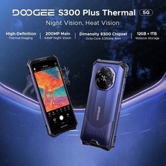 DOOGEE S300 Plus Thermal Version 5G Phone IP68 Android16 48GB+1TB 11000mAh 200MP
