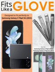 Designed for Samsung Galaxy Z Flip 4 5G Case with Belt Clip Holster – Black