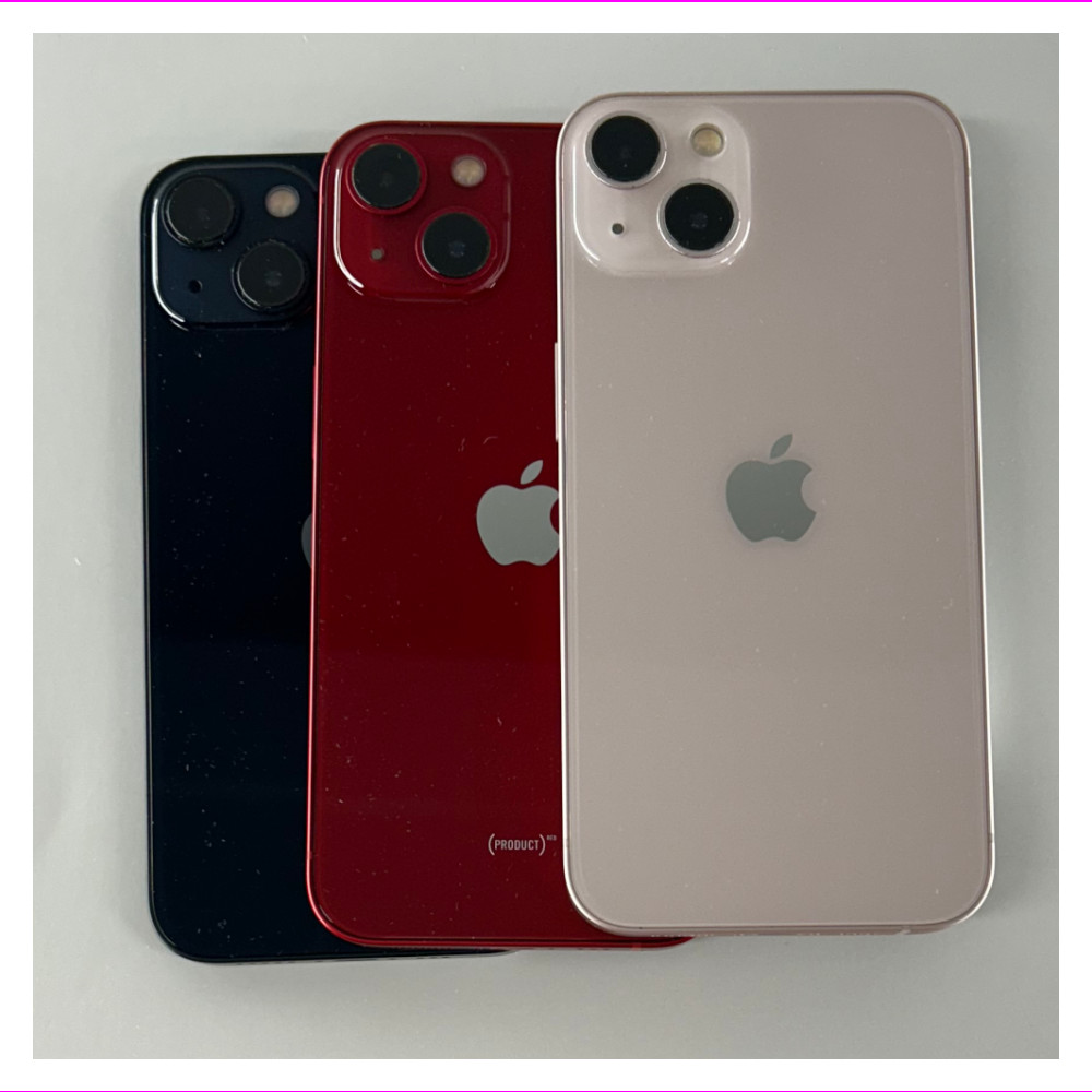Apple iPhone 13 128GB 256GB Pink Red Green Good Verizon T-Mobile Free Shipping