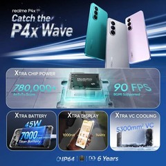 realme P4x 5G (Elegant Pink, 128 GB) (8 GB RAM) Dimensity 7400 Ultra Processor
