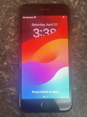 Apple iPhone SE 2nd Gen, 64GB, Unlocked SIM, Black, MHHC3LL/A -Cracked Back Work
