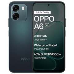 Oppo A6 5G (Sapphire Blue, 6GB RAM, 256GB Storage) Mediatek Dimensity 6300