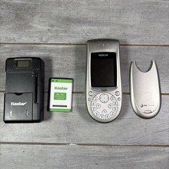 Nokia 3650 Vintage T-Mobile Cell Phone Symbian AT&T w/Battery Bundle