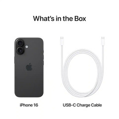 Apple iPhone 16 5G ATT 512GB Black MYD33LL/A iOS Smartphone