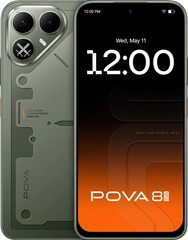 Tecno Pova 8 5G Factory Unlocked Dual SIM 128GB ROM NFC 8000mAh Battery Green
