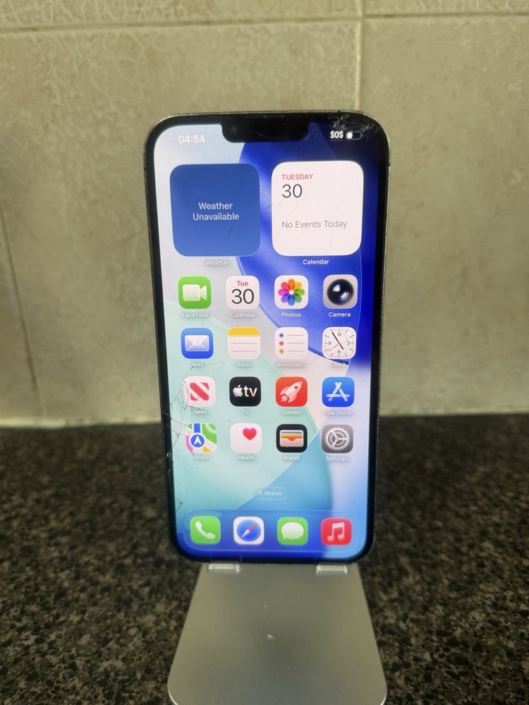 Apple iPhone 13 Pro Max 128GB Graphite (Unlocked) Cracked Front/Back -CHECK ESN-