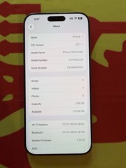 Apple iPhone 16 Pro Max 256GB Wi-Fi ONLY Fair Condition *For Parts / Repair*