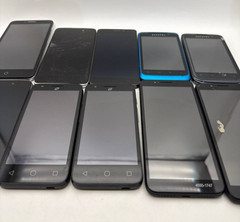 Lot of 10 Smartphones Alcatel Idol 5S Pixi 3 Flint 1X 991 Hero No Power READ
