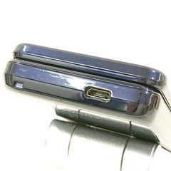 Sharp Aquos Mobile Sh-01J Docomo Blue Black Main Body C20749 Japanese Flip phone