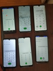 Lot of 6 Moto g play(2021) 32GB /g(7)power/LG K51 /REVVL4/Stratus C8/TCL30T 32GB