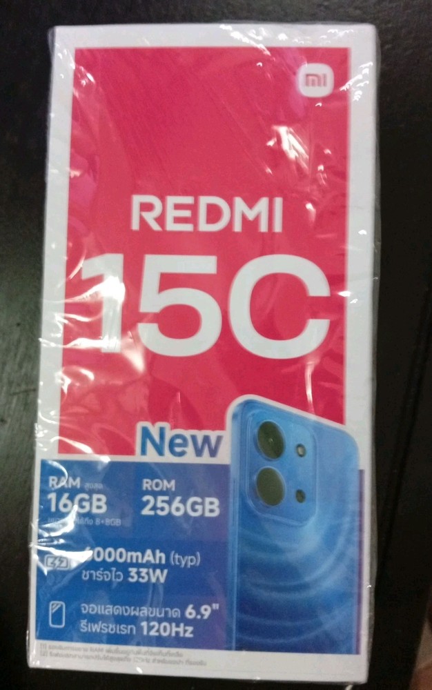 Xiaomi Redmi 15C 4g 8gb(4+4 Ram) 128gb Black NFC Unlocked dual Sim