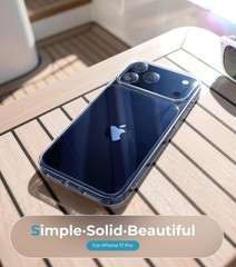 Crystal Clear Case for iPhone 17 Pro Shockproof Durable Bumper Anti-Yellowing 78