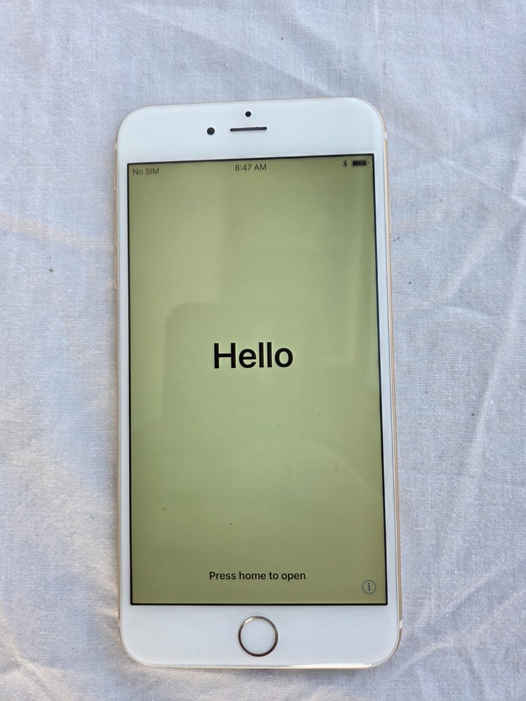 APPLE IPHONE 6 PLUS ROSE GOLD MODEL A1522 TESTED & WORKS