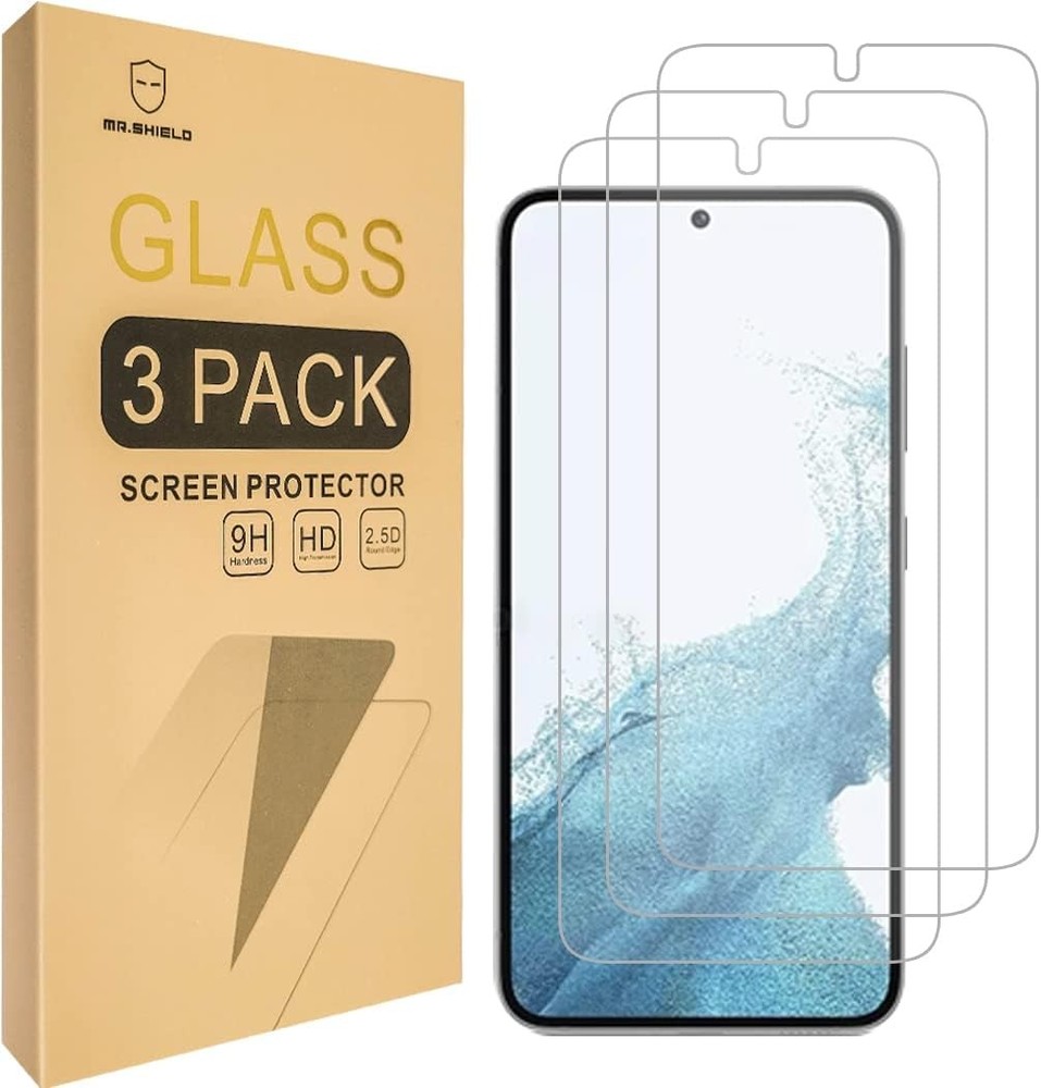3PCS Glass Screen Protector for Samsung Galaxy S23 5G 6.1 Inch Fingerprint Unloc