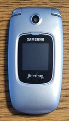 Samsung Jitterbug Plus SCH-R220 – Gray ( GreatCall ) Cellular CDMA Flip Phone