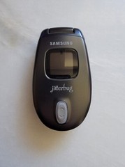 Samsung Jitterbug J SPH-A310 Black 2.1″ Screen Single Cell Phone