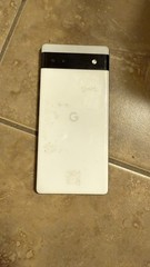 Google Pixel 6a 128gb White GX7AS (Verizon) Damaged See Details ND5084