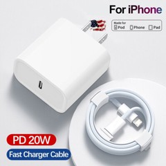 20W Super Fast Charger Cable Type C For iPhone 14 13 12 11Pro Max Xs XR 7Plus
