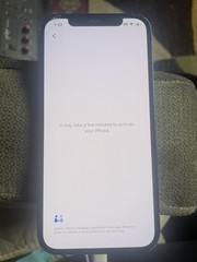 Apple iPhone 13 128GB Blue 12MP Dual Camera Bar Smartphone For Parts/Not Working