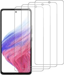 4+4 Pack Screen Protector & Camera Lens Protector for Samsung Galaxy A53 5G, Scr