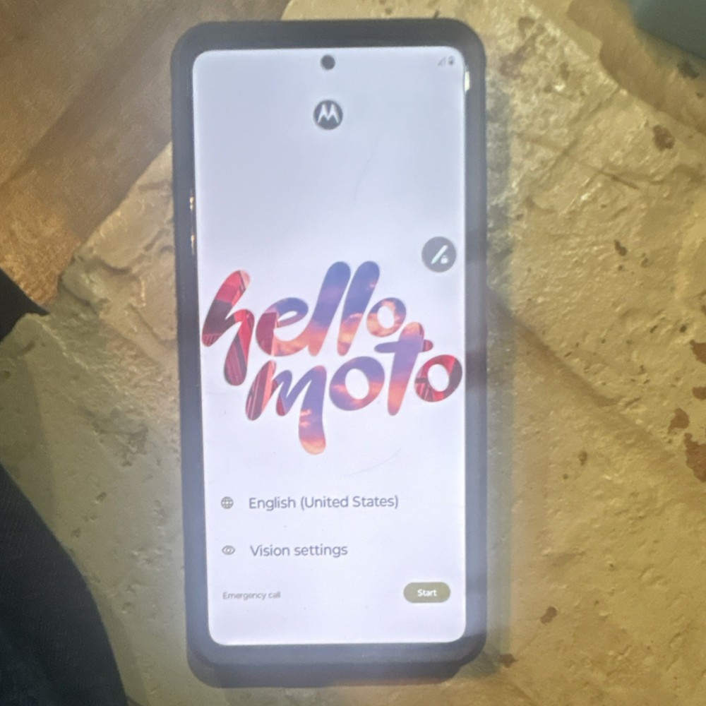 Motorola Smartphone 50 MP Camera Blue Bar Style Dual Rear Cameras