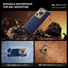 6.88″ FOSSiBOT F112 PRO 5G Rugged Phone Android 14 Mobile Waterproof 256G Global