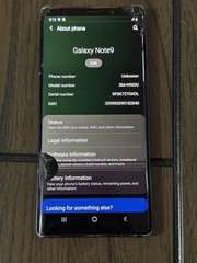 Samsung Galaxy Note9 SM-N960U, 128GB T-Mobile Android 10, Pen works. FULLY RESET